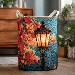Twilight Glow Quilted Laundry Basket Spring Merch Pick