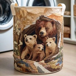 Savage Paw Quilted Laundry Basket Top Choice For Housewarming