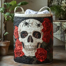 Flowers For The Gone Quilted Laundry Basket Father�s Day Merch Gift