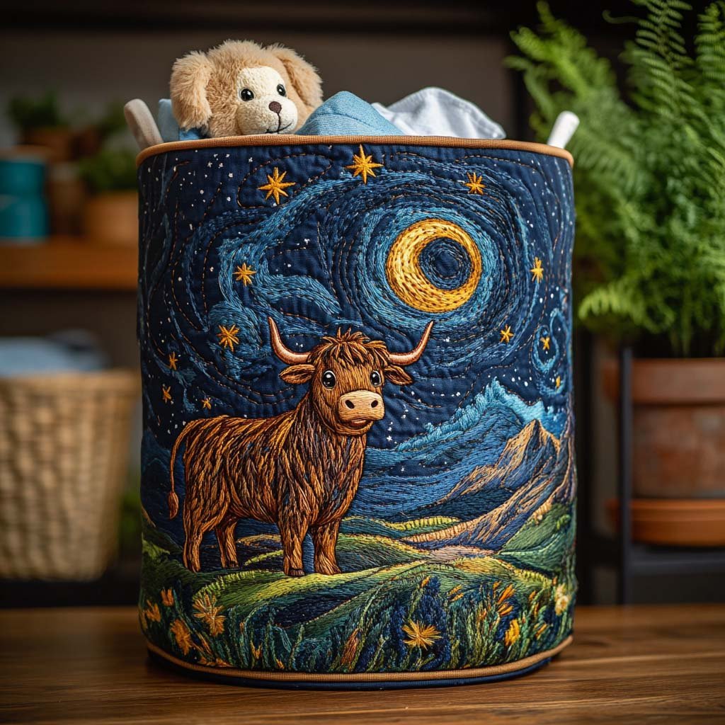 Hairy Charm Quilted Laundry Basket Ideal Present For Newlyweds