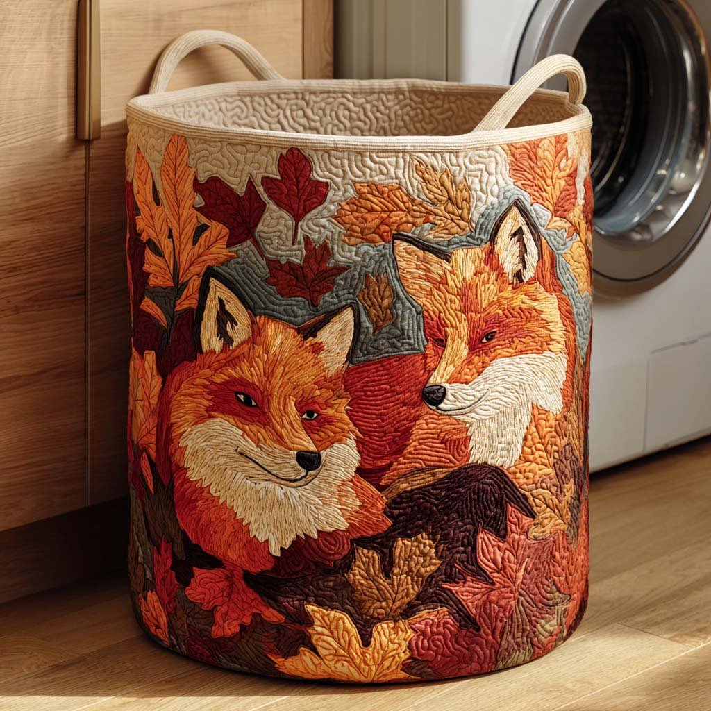 Golden Prowler Quilted Laundry Basket Perfect Gift For College Dorm