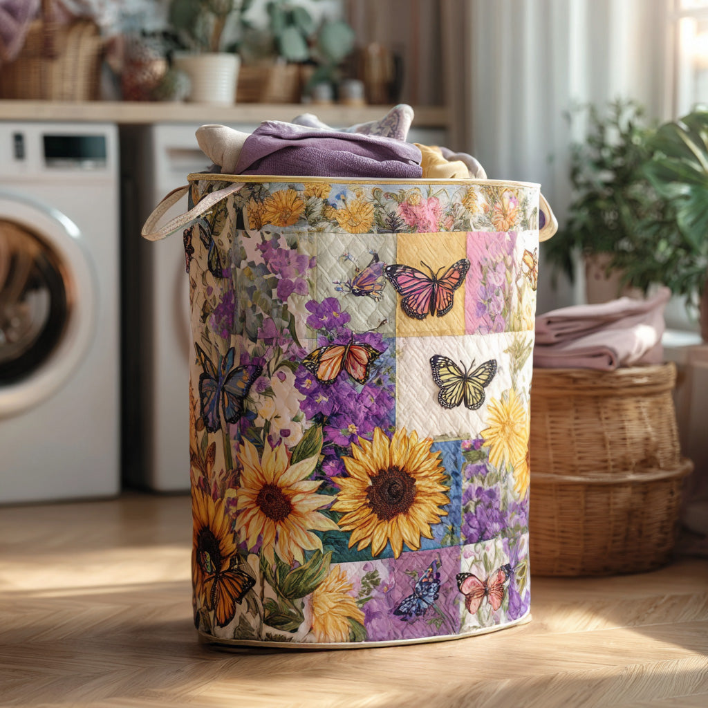 Garden Glider Quilted Laundry Basket Must-Have Home Essential