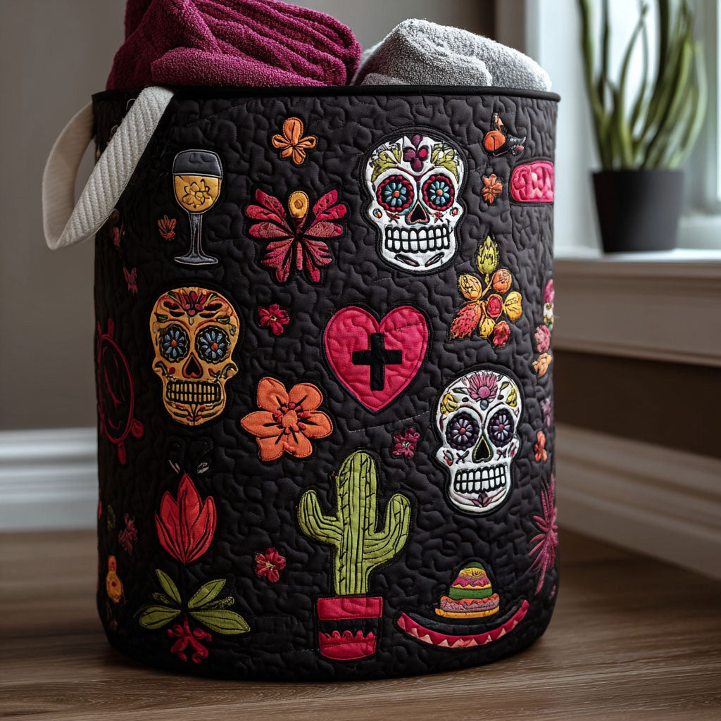 Whisper Of The Ancestors Quilted Laundry Basket Holiday Gift For Laundry Lovers
