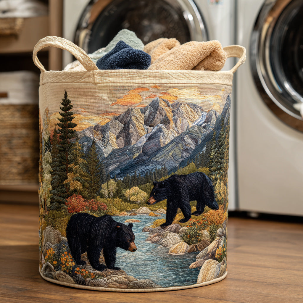 Wild Woodland Quilted Laundry Basket Valentine�s Day Merch Gift