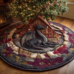 Rootfire Scholar Quilted Tree Skirt