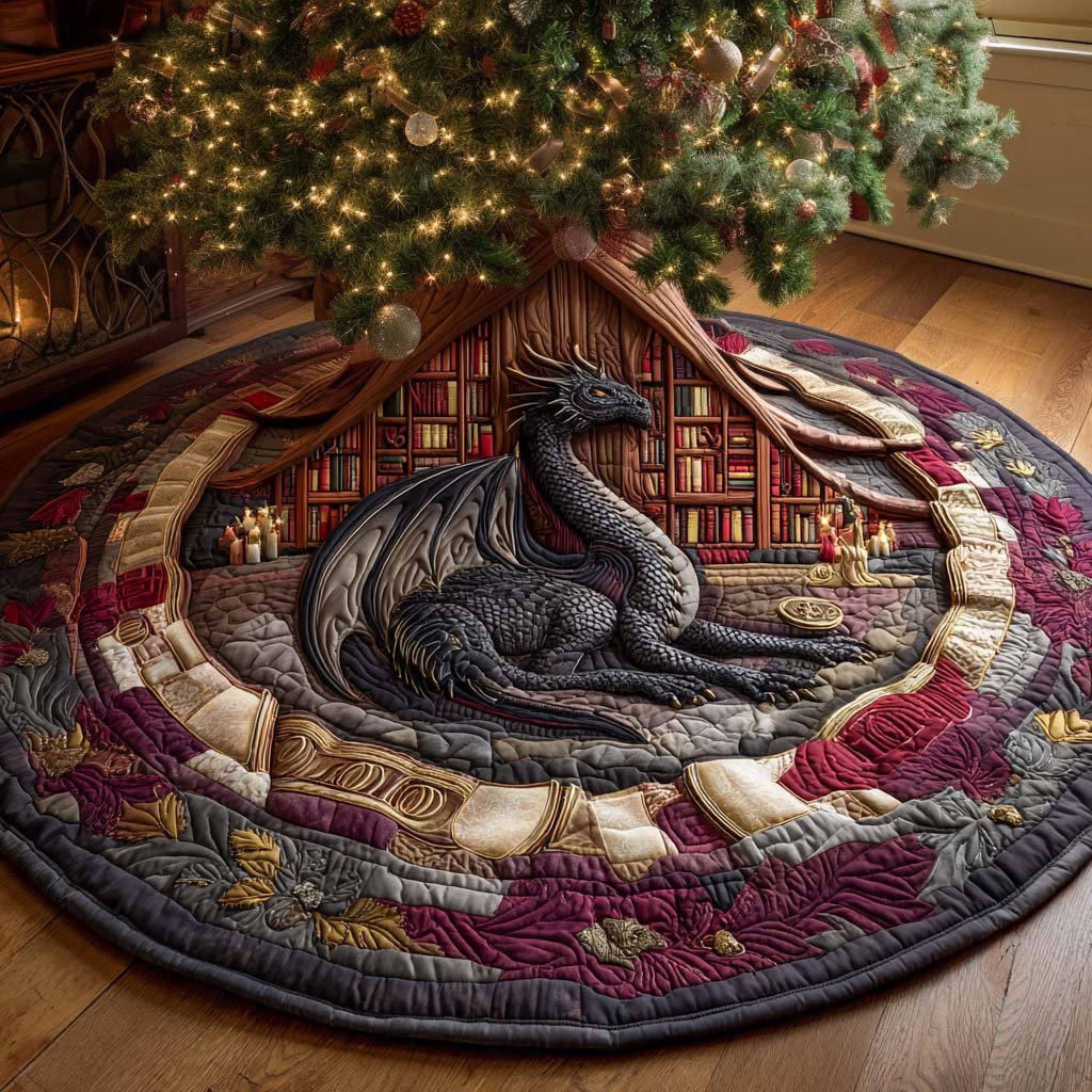 Rootfire Scholar Quilted Tree Skirt