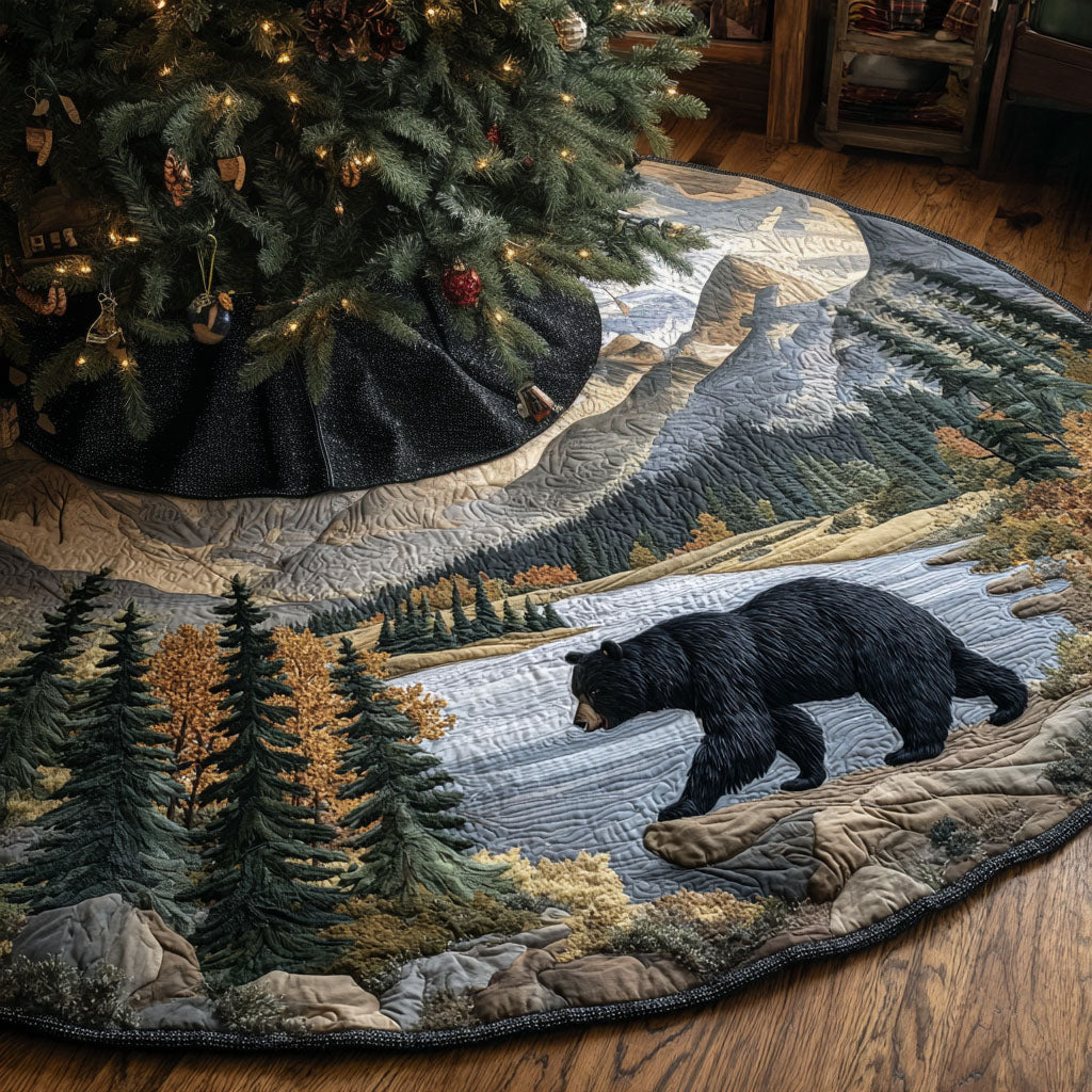 Timber Creek Christmas Quilted Tree Skirt
