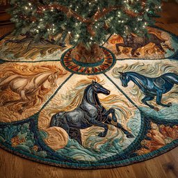Elemental Run Quilted Tree Skirt