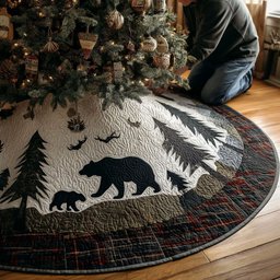 Rustic Trail Legacy Christmas Quilted Tree Skirt