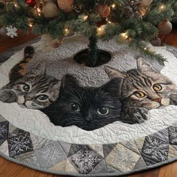 Trio Watchers Quilted Tree Skirt