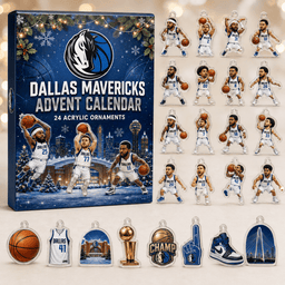 Dallas Wings Christmas Advent Calendar Xmas Countdown Decor Baskeball Lovers Gifts