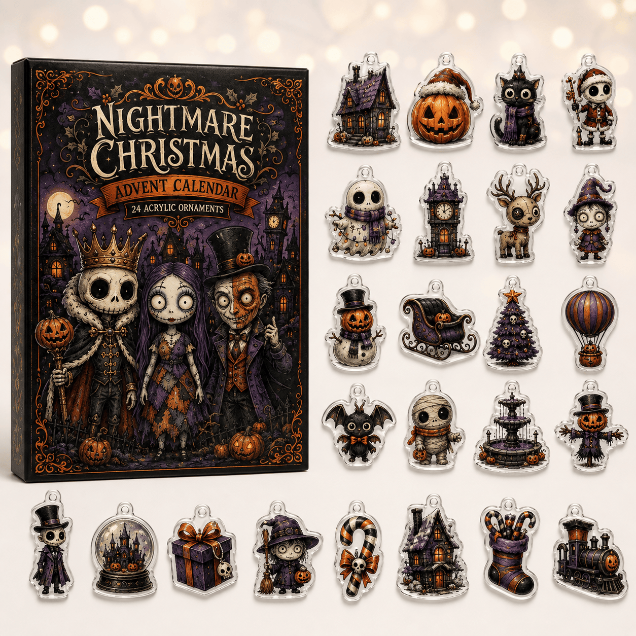Nightmare Before Christmas Halloween Advent Calendar Scary Decor Best Gifts For Brother