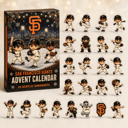 San Francisco Giants Xmas Advent Calendar Holiday Decor Christmas Gifts For Basketball Fans