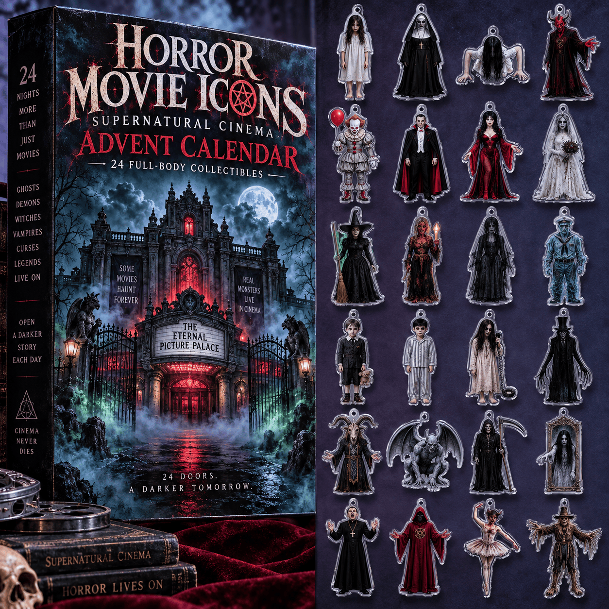 Horror Movie Supernatural Legends Advent Calendar 2026 Christmas Gift For Fans