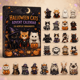 Halloween Cats Halloween Themed Advent Calendar Spooky Season Decor Cat Lovers Gifts