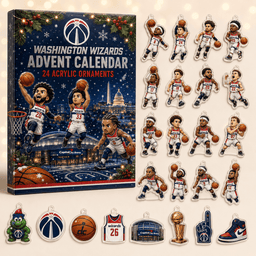 Washington Wizzards Christmas Advent Calendar Xmas Calendar Countdown Best Gifts For Fans