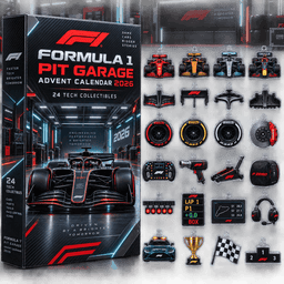 Formula 1 Pit Garage Advent Calendar 2026 Motorsport Christmas Countdown Gift