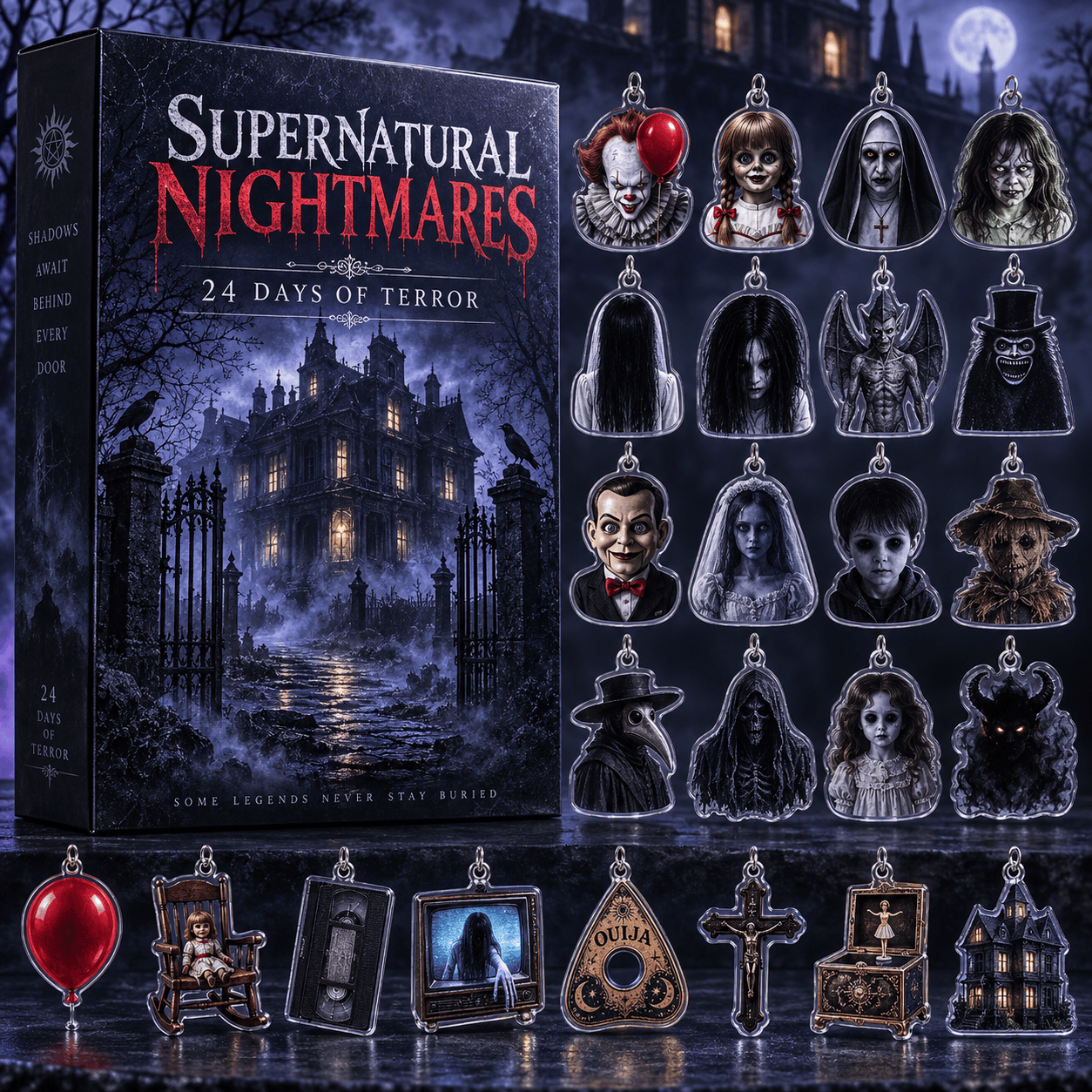 Supernatural Nightmares Advent Calendar 2026 Horror Christmas Countdown Gift For Fans