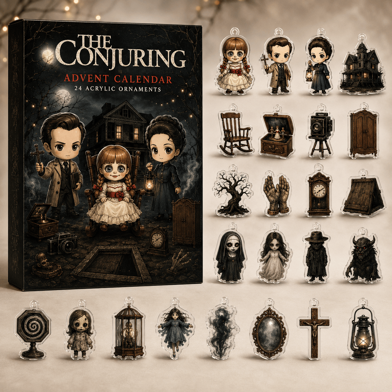 The Conjuring Advent Calendar Scary Movie Home Decor Halloween Gifts For Horror Movie Lovers