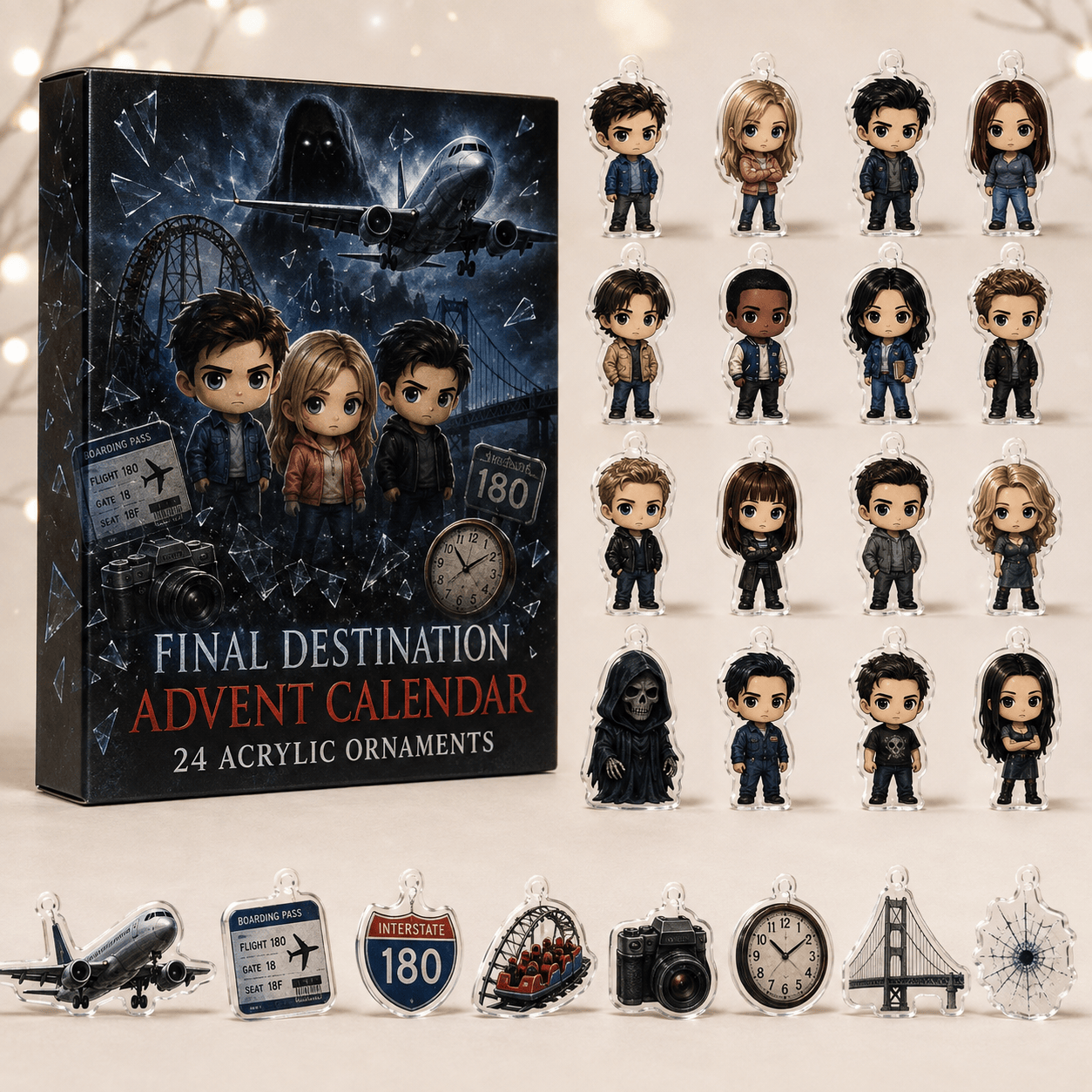 Final Destination Movie Advent Calendar Halloween Home Decor Best Gifts For Fans