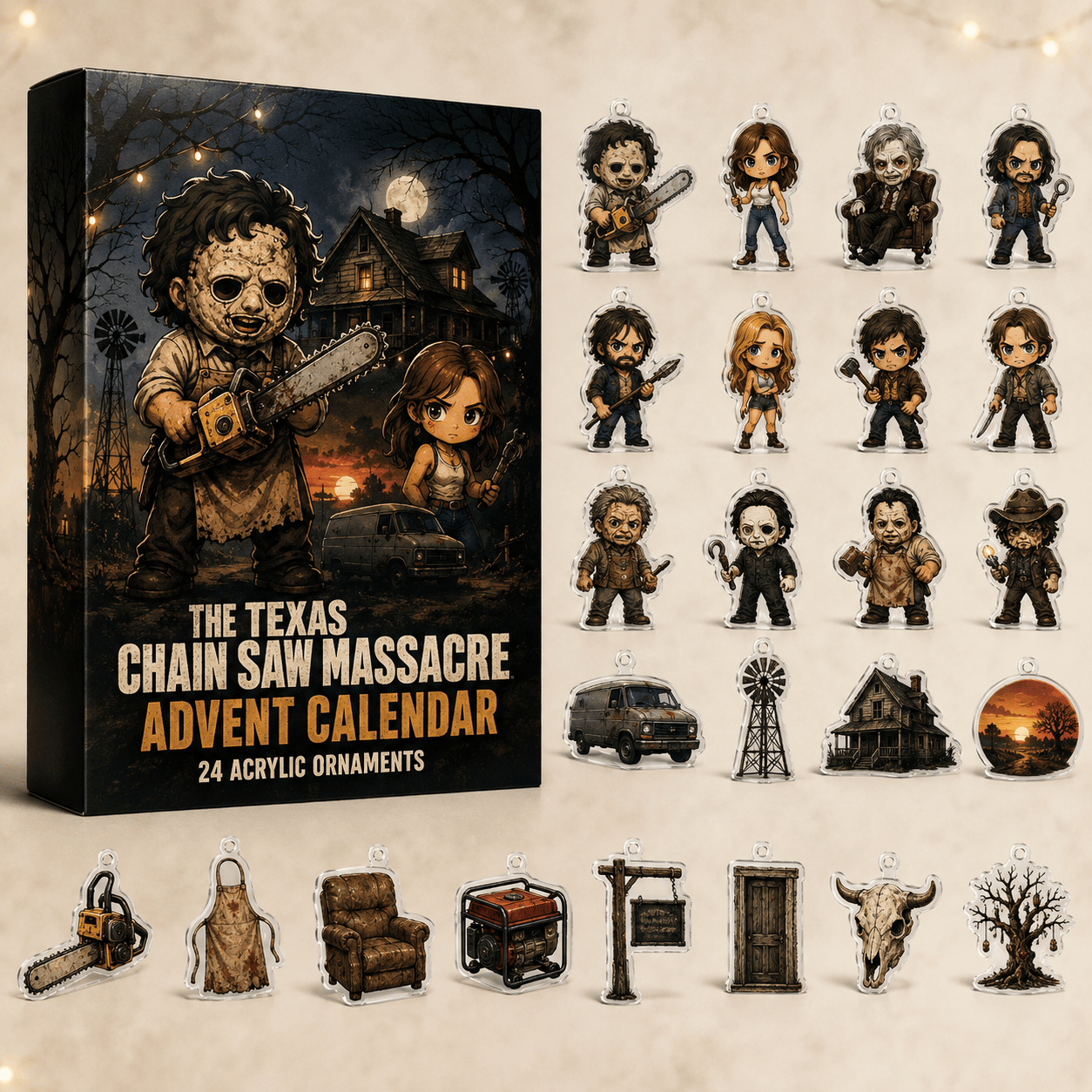The Texas Chain Saw Massage Halloween Advent Calendar Scary Advent Calendar Unique Gift Ideas