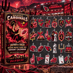 Arizona Cardinals X Jafar And Iago Game Day Advent Calendar 2026 Football Lover Christmas Gift