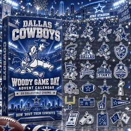 Dallas Cowboys X Woody Football Advent Calendar 2026 Holiday Gift For Cowboys Supporters