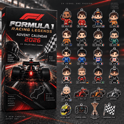 Formula 1 Racing Legends 2026 Advent Calendar Racing Christmas Countdown Gift