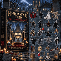 Horror Movie Icons Graveyard Premiere Advent Calendar 2026 Scary Christmas Gift