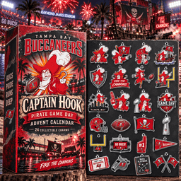 Tampa Bay Buccaneers X Captain Hook Advent Calendar 2026 Sports Fan Christmas Gift For Men And Women