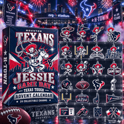 Houston Texans X Jessie Team Spirit Advent Calendar 2026 NFL Fan Gift For The Holiday Season