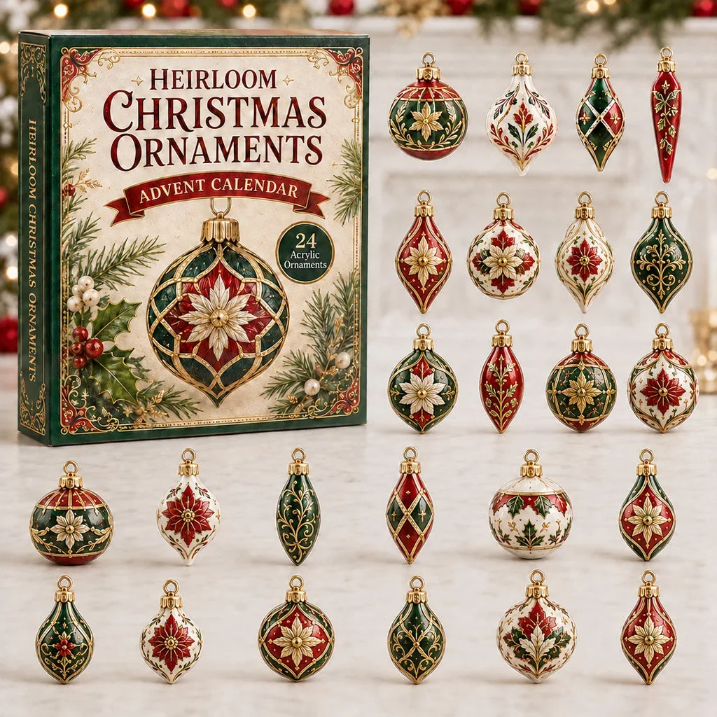 Heirloom Chrismast Advent Calendar 2026 Xmas Calendar Countdown Best Xmas Presents