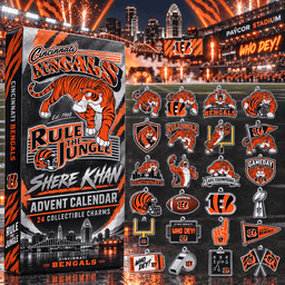 Cincinnati Bengals X Shere Khan Football Advent Calendar 2026 Holiday Surprise For Bengals Fans
