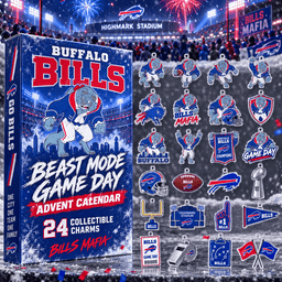 Buffalo Bills X Beast Christmas Countdown Calendar 2026 Football Lover Holiday Present