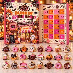 Dunkin_ Spider Donut Advent Calendar 2026 Spooky Sweets Christmas Countdown Donut Gift