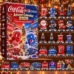 Coca-Cola Vs Pepsi Advent Calendar 2026 Fizz And Flavor Christmas Countdown Soda Fans Gift