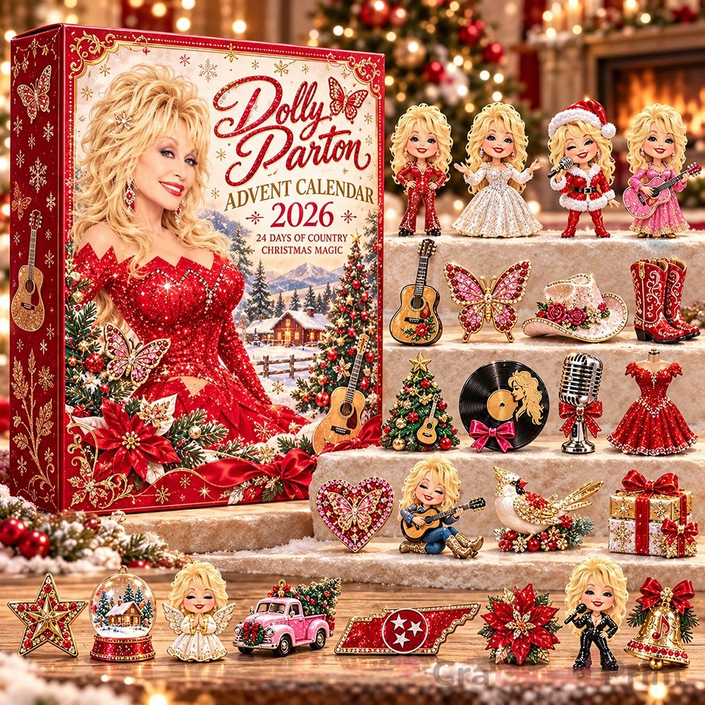 Dolly Parton Advent Calendar 2026 Country Magic Christmas Countdown Music Lover Gift