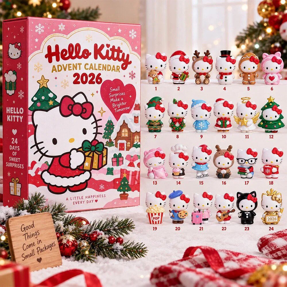 Hello Kitty Advent Calendar 2026 Sweet Surprises Christmas Countdown Sanrio Lover Gift