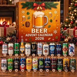 Beer Advent Calendar 2026 Craft Brew Cans Christmas Countdown Beer Lover Gift For Men