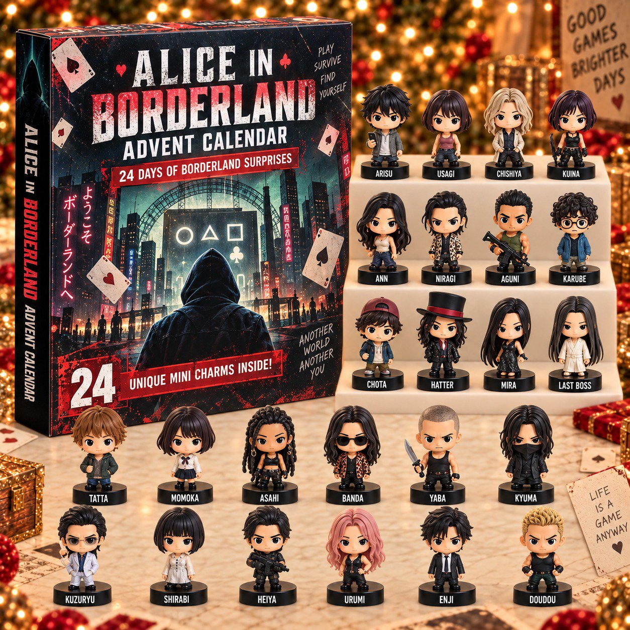 Alice In Borderland Advent Calendar 2026 Survival Game Christmas Countdown TV Fans Gift