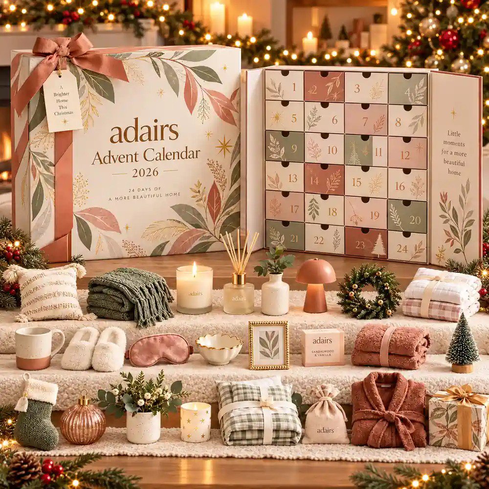 Adairs Advent Calendar 2026 Cozy Home Decor Christmas Countdown Homebody Gift For Her