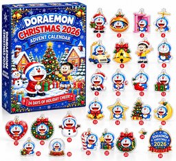 Doraemon Advent Calendar 2026 Holiday Cheer Ornaments Christmas Countdown Anime Fans Gift
