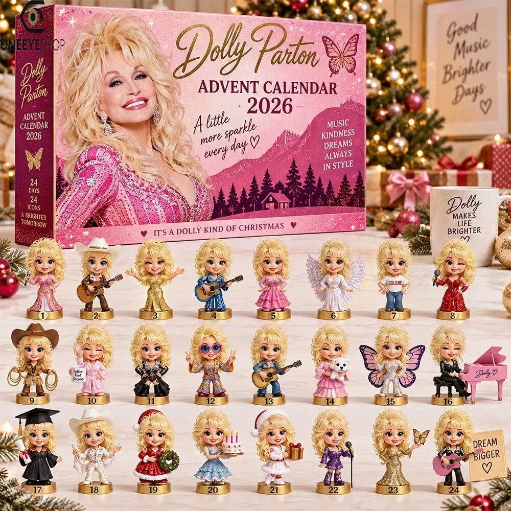 Dolly Parton Advent Calendar 2026 Sparkle Every Day Christmas Countdown Country Fans Gift