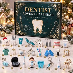 Dentist Advent Calendar 2026 Dental Surprises Christmas Countdown Dental Student Gift