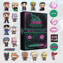 Ateez Golden Hour Part 5 Advent Calendar 2026 K-Pop Charms Christmas Countdown Atiny Gift