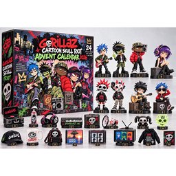 Gorillaz Advent Calendar 2026 Cartoon Skull Riot Christmas Countdown Alternative Music Gift