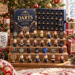 Darts Advent Calendar 2026 Dartboard Players Christmas Countdown Darts Fan Gift