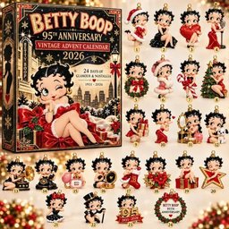 Betty Boop 95th Anniversary Advent Calendar 2026 Vintage Glam Christmas Countdown Xmas Gift