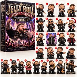 Jelly Roll Advent Calendar 2026 Iconic Music Moments Christmas Countdown Country Fans Gift