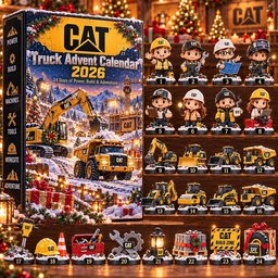 CAT Truck Advent Calendar 2026 Construction Machines Christmas Countdown Equipment Fan Gift